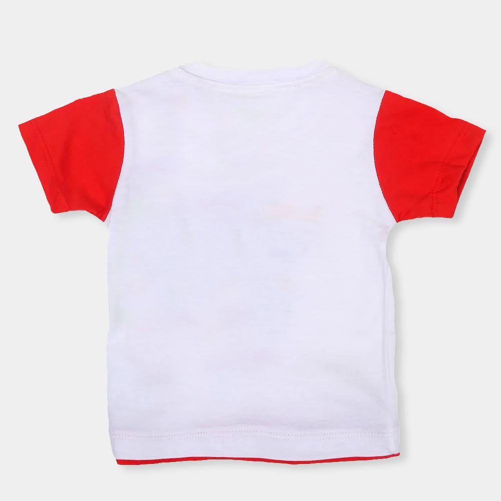 Boys T-Shirt H/S Long Beach - White