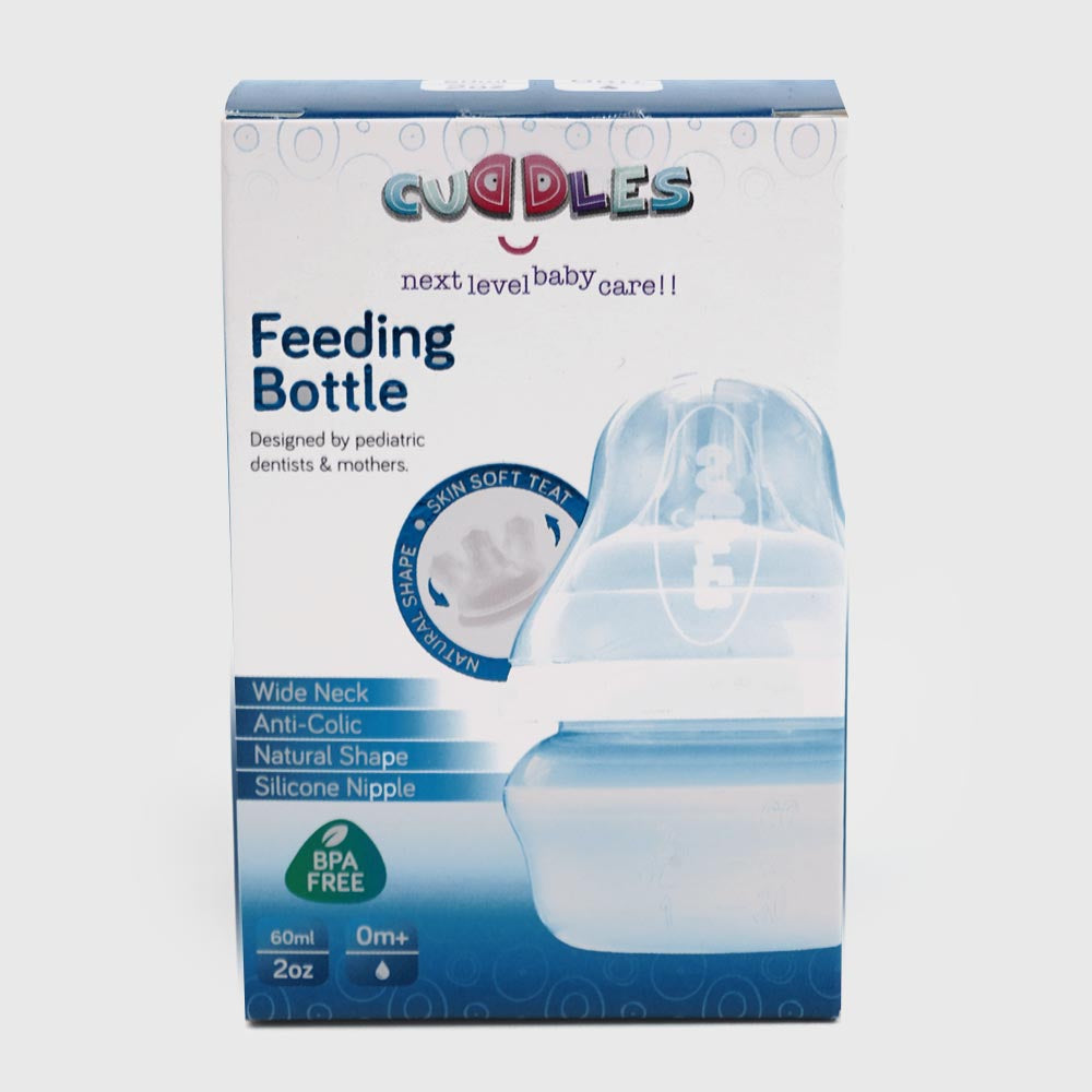 Cuddles Feeder Bottle 60Ml Blue