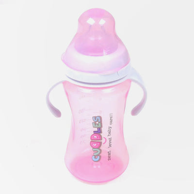 Cuddles Feeder Bottle 260Ml Pink