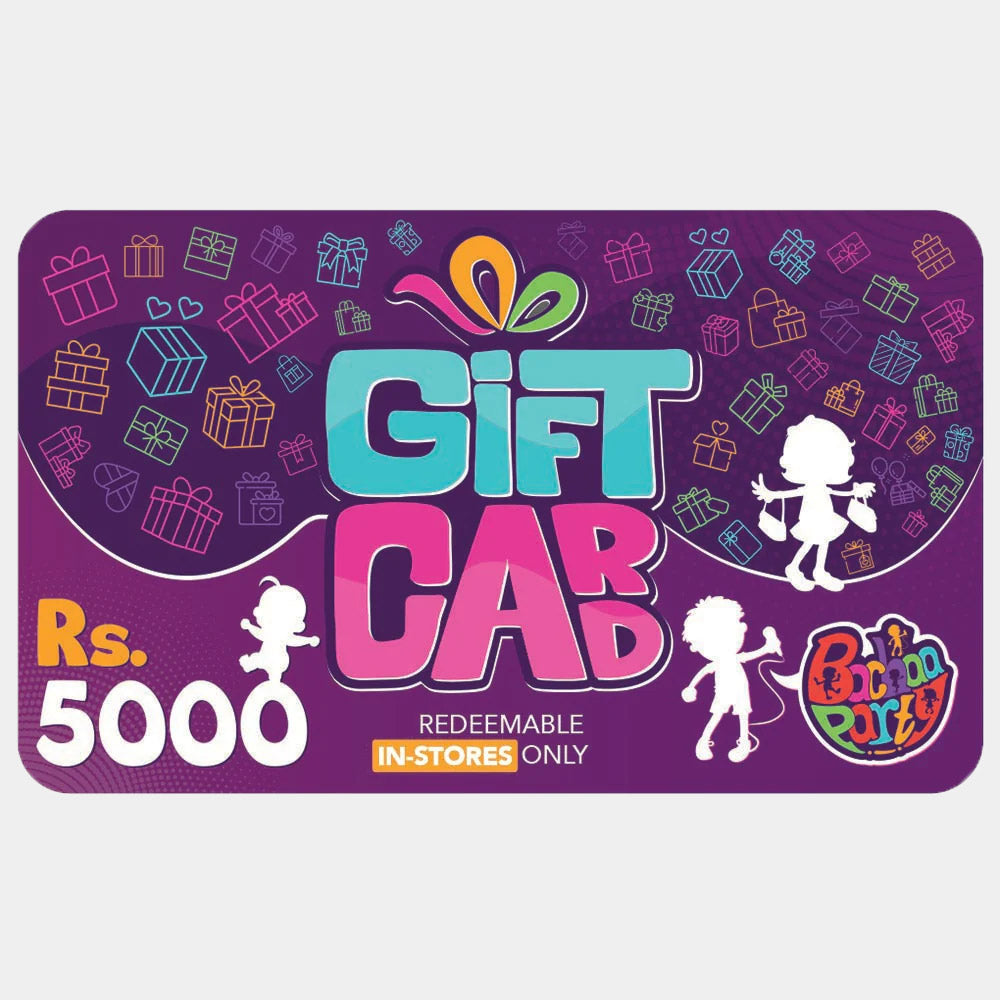 Bachaa Party Gift Card (For Outlets) - Rs.5000