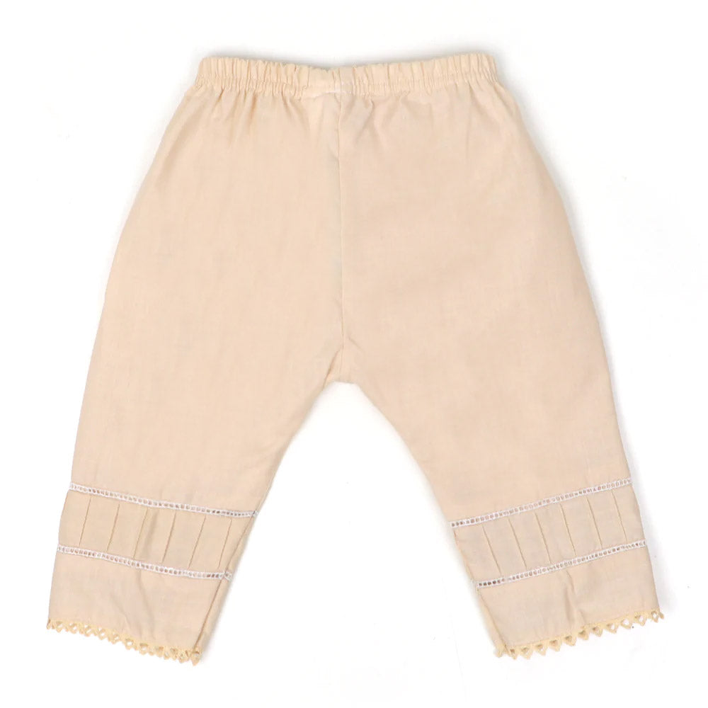 Infant Girls Trouser Pintex -BEIGE