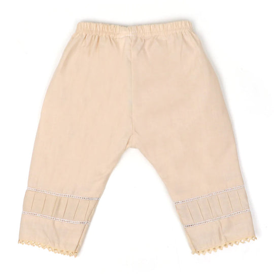 Infant Girls Trouser Pintex -BEIGE