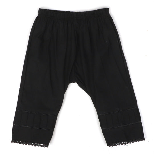 Infant Girls Trouser Pintex -BLACK