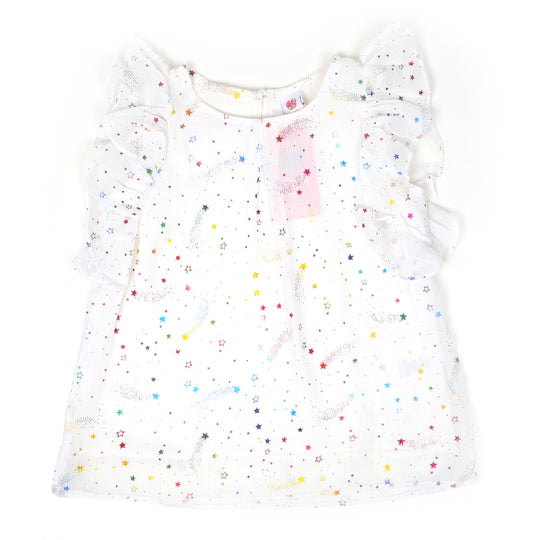 Girls Casual Top Twinkle Gir - White