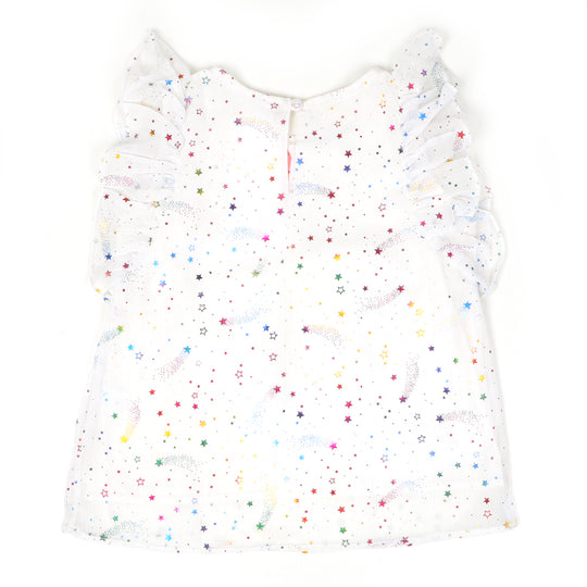 Girls Casual Top Twinkle Gir - White