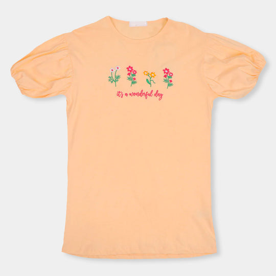 Teens Girls T-Shirt WONDERFULL DAY - Pink