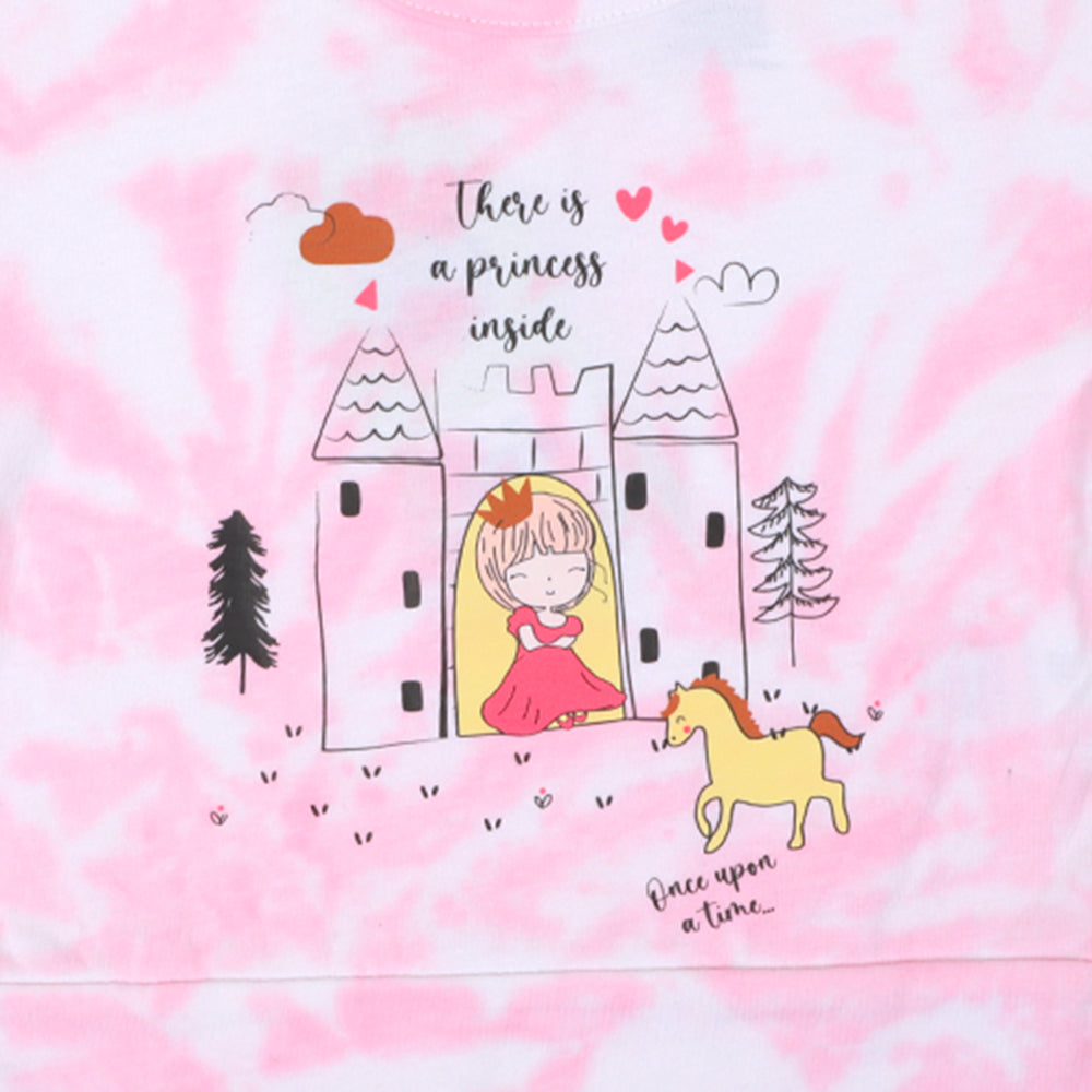Infant Girls T-Shirt Time -Tie Dye