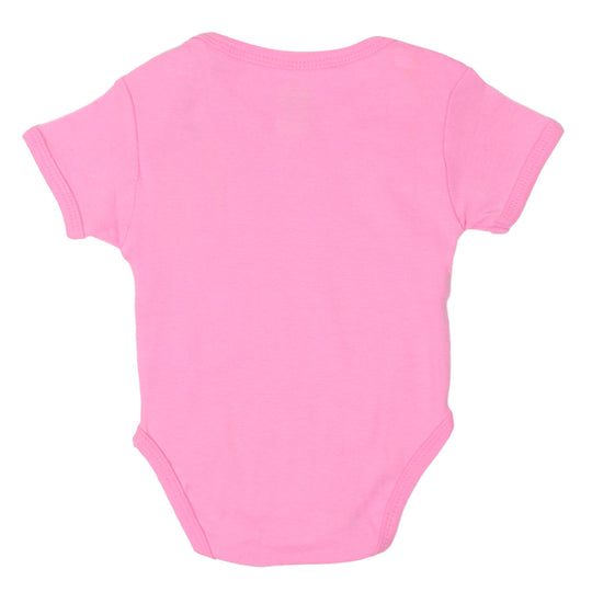 Infant Basic Romper Unisex CAT -Pink