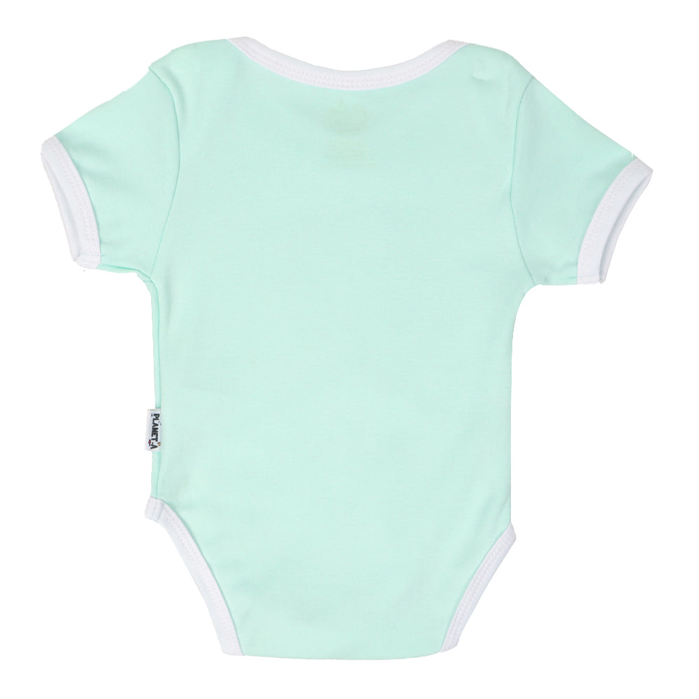 Infant Basic Romper Unisex-  Sky Blue