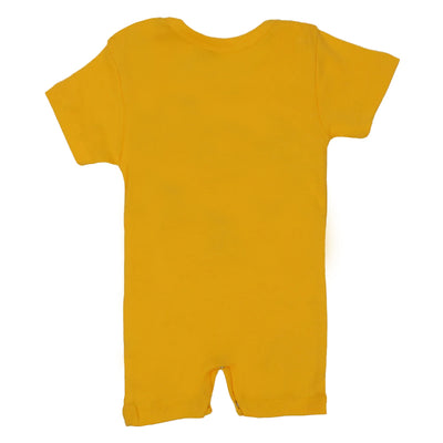 Infant Boys Knitted Romper MUMMY DADDY - Citrus