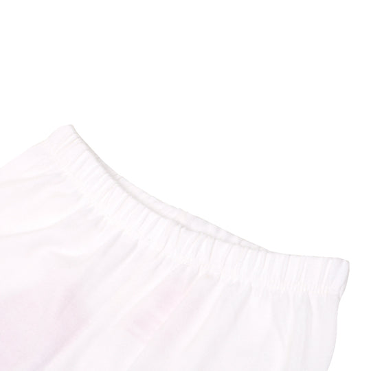 Infant Girls Trouser Pintex -White