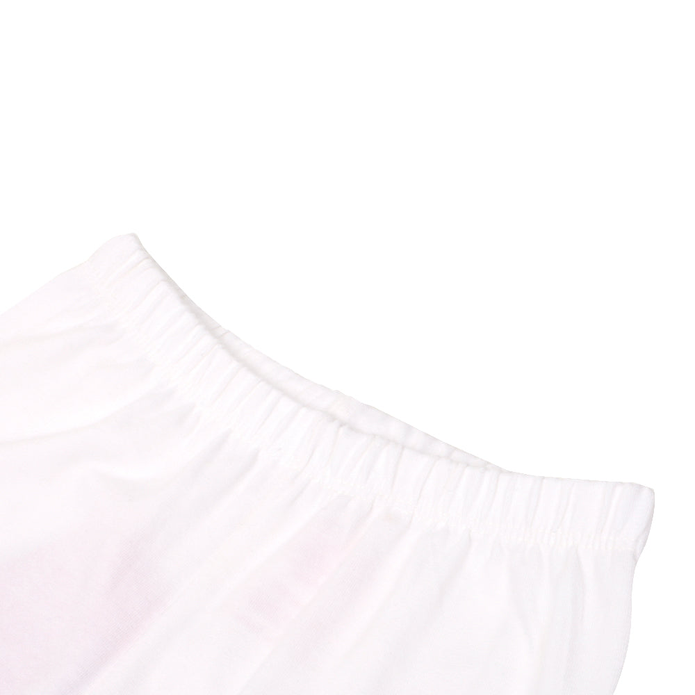 Infant Girls Trouser Pintex -White