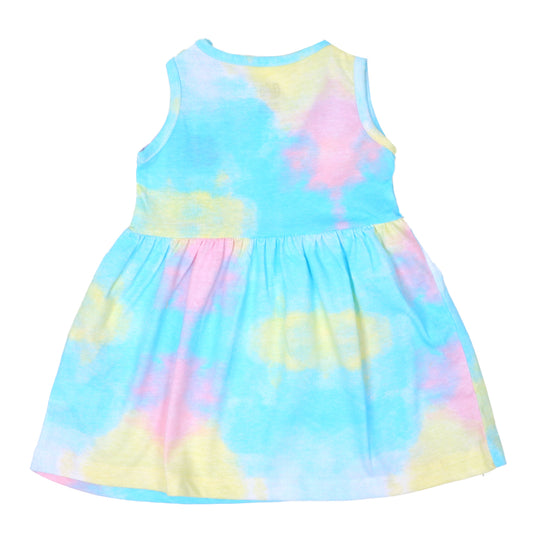 Infant Girls Frock Printed Multi - Printed