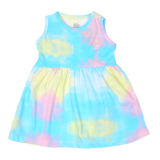 Infant Girls Frock Printed Multi - Printed