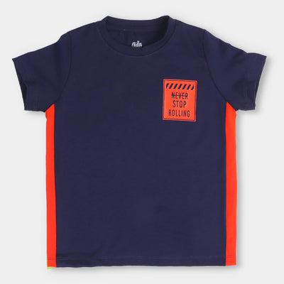 Boys T-Shirt H/S Skater-NAVY