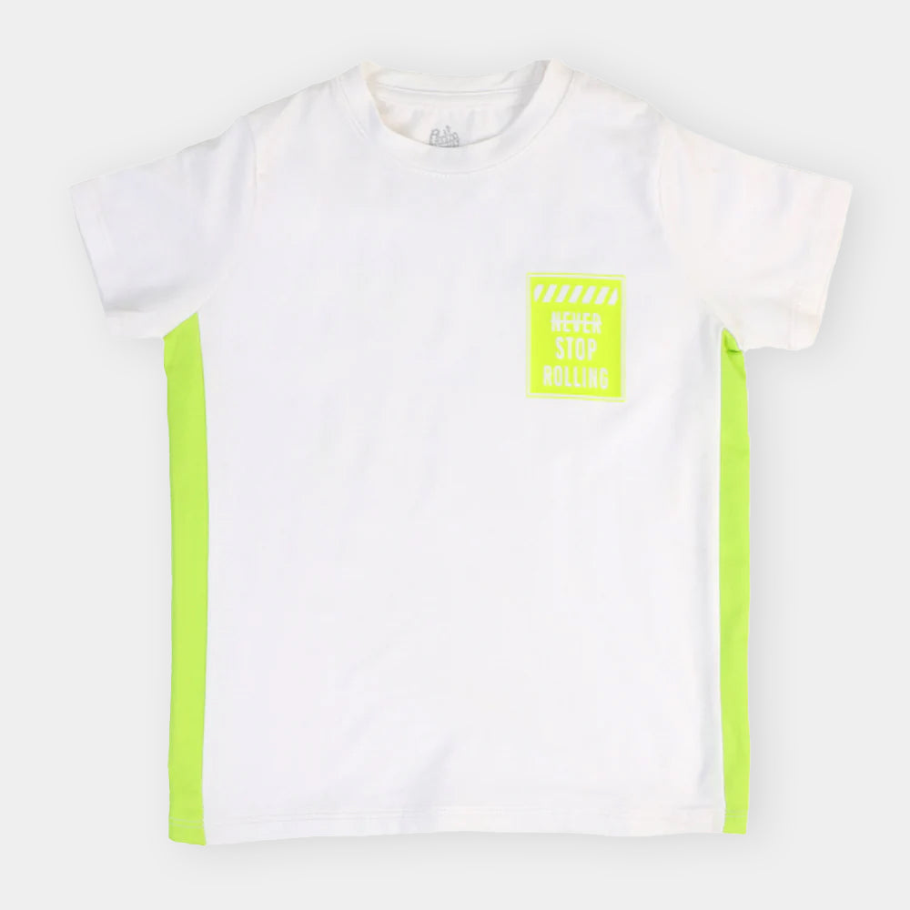 Boys T-Shirt H/S Skater-White