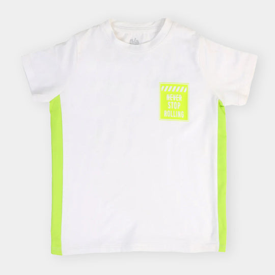 Boys T-Shirt H/S Skater-White