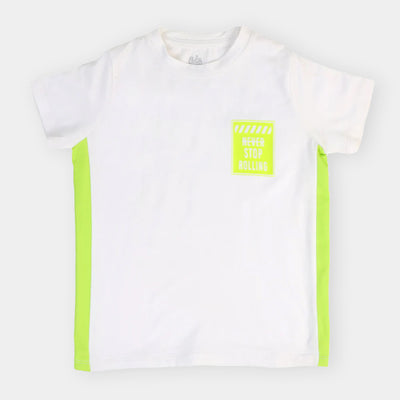 Boys T-Shirt H/S Skater-White