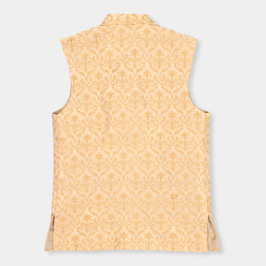 Boys Waist Coat Golden Haze -BEIGE