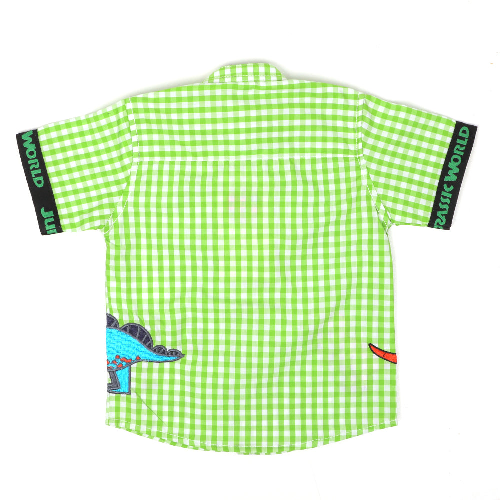 Infant Boys Casual Shirt Jurassic World -G&W Check