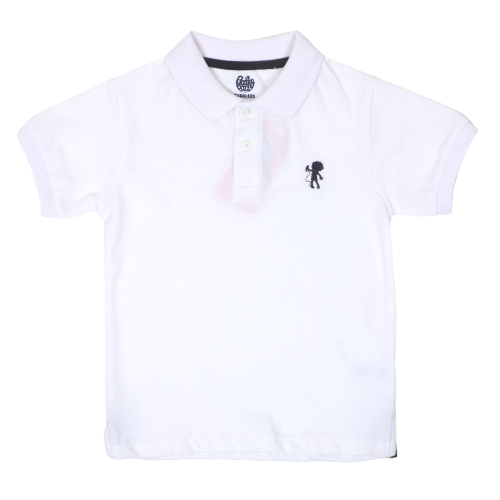 Boys Polo Basic - White