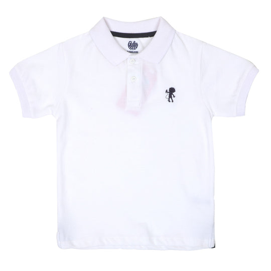 Boys Polo Basic - White