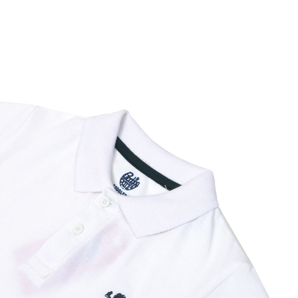 Boys Polo Basic - White