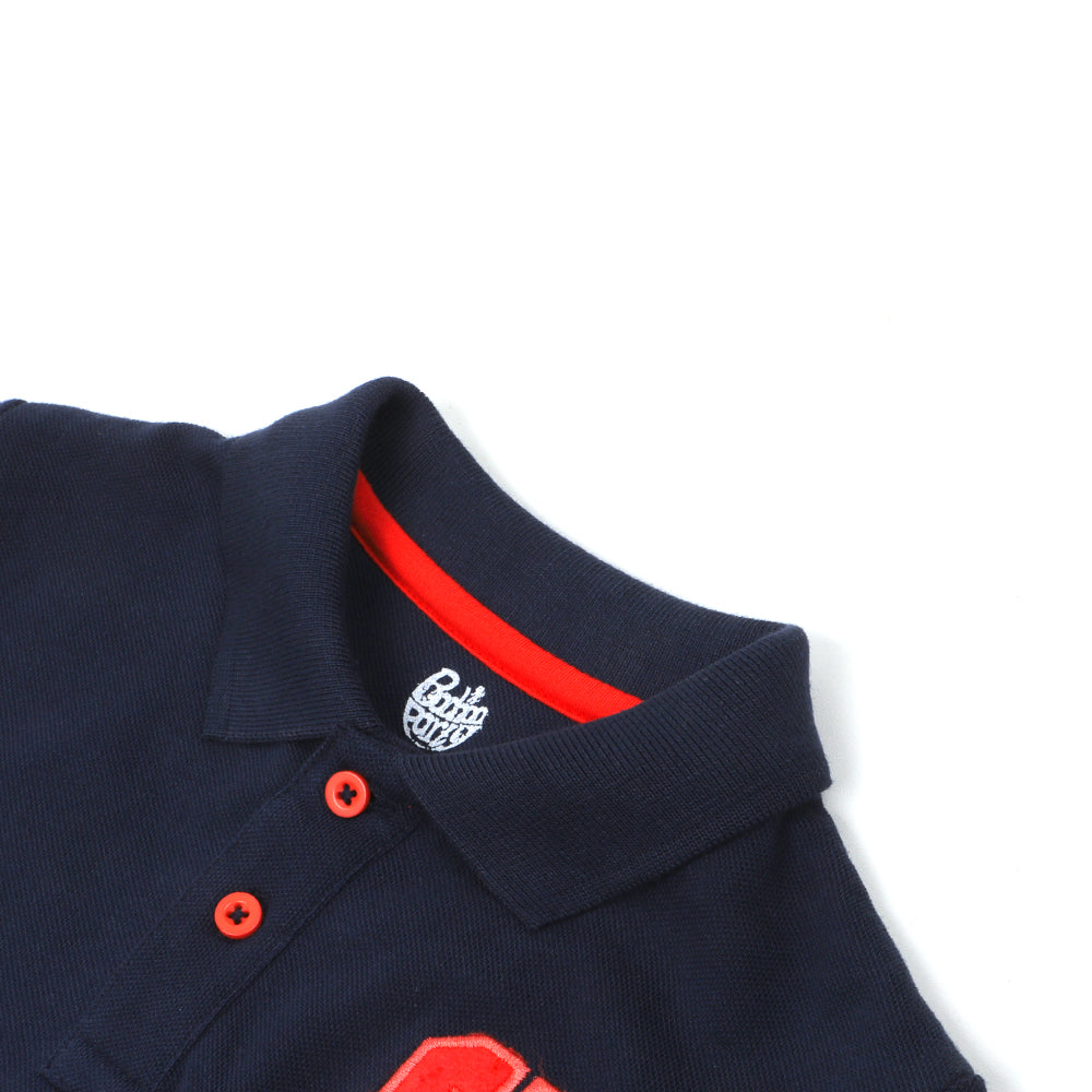 Boys Polo 8 T-Shirt -NAVY