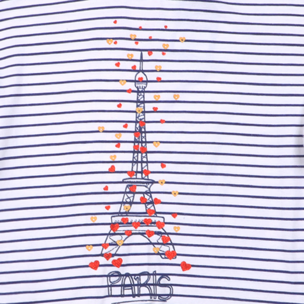 Girls T-Shirt Paris-NAVY