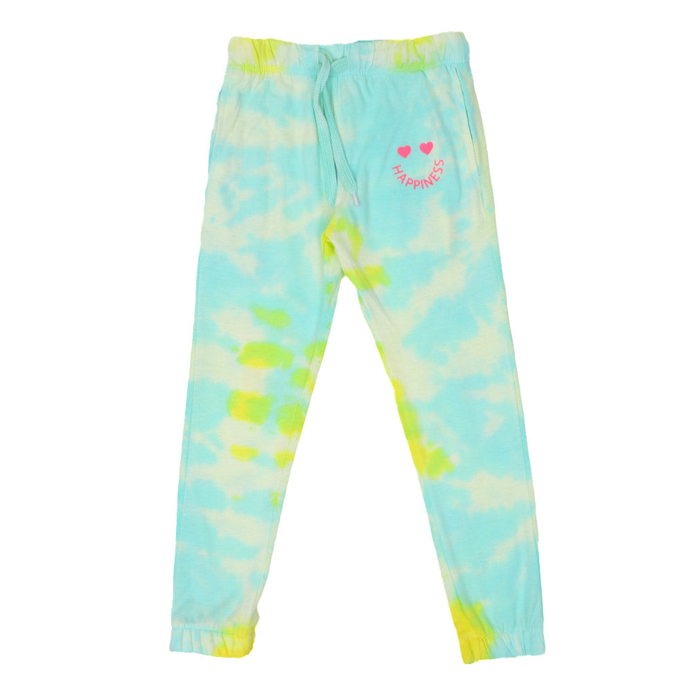 Girls 2 Pcs Suit Happiness -Tie Dye