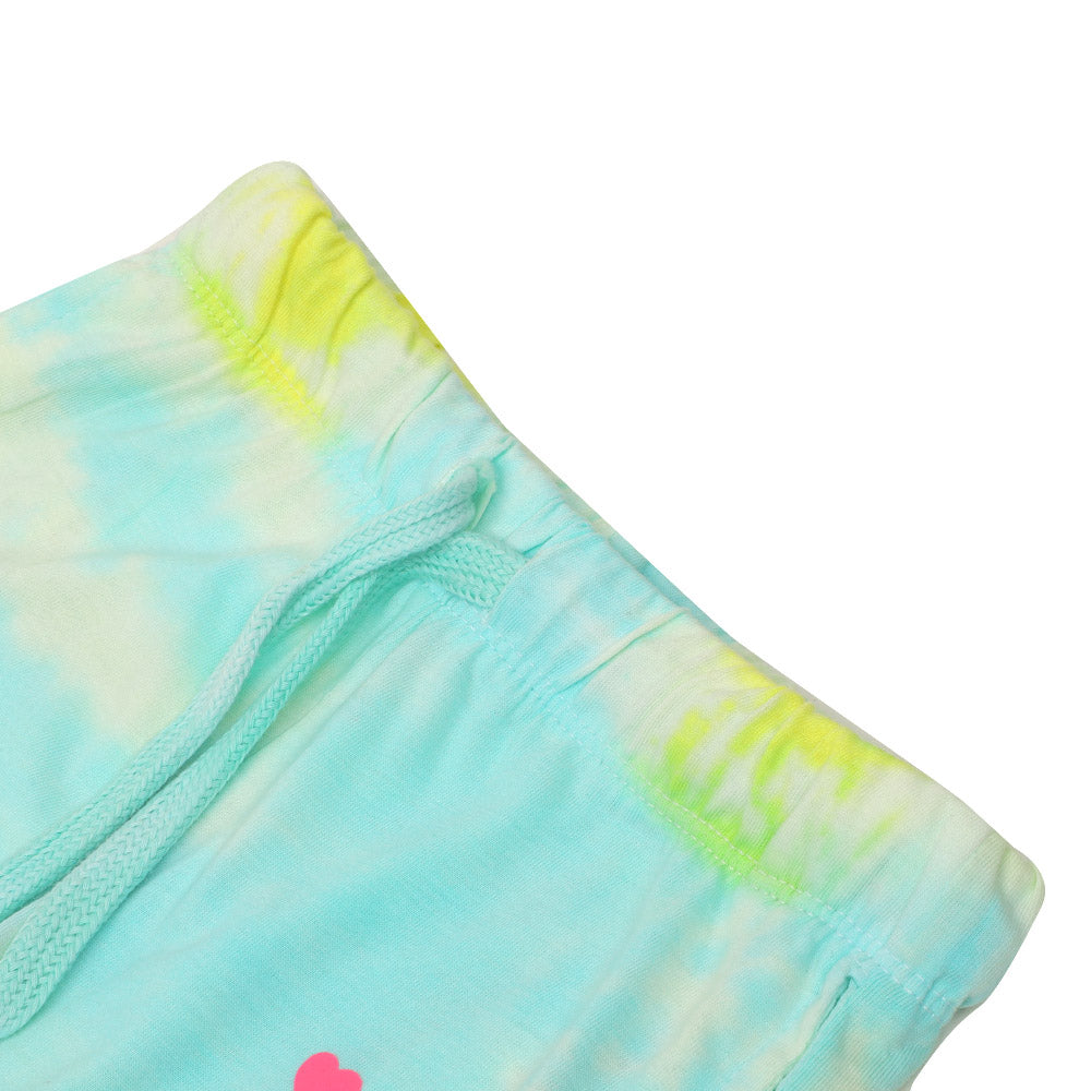 Girls 2 Pcs Suit Happiness -Tie Dye