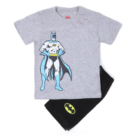 Boys 2Pcs Suit DC Hero -H.grey