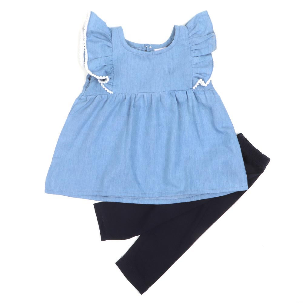 Girls 2 Pcs Suit - Blue