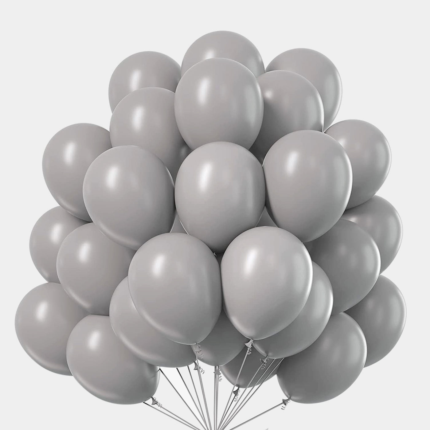 Balloons HBD Gray