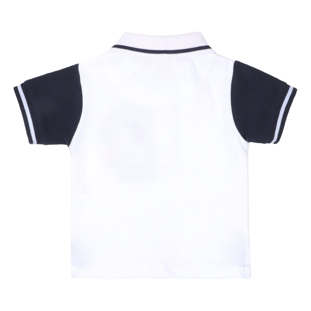 Infants Boys Polo Club -B.White