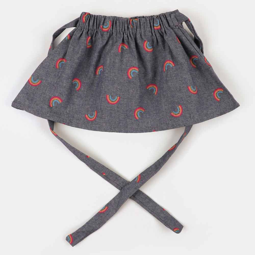 Infant Girls Printed Skirt