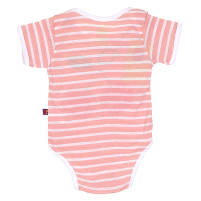 Infant Basic Romper Unisex Cherry - Pink