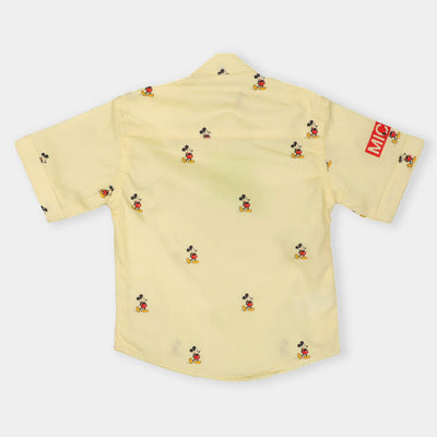 Infant Boys Casual Shirt - Lime
