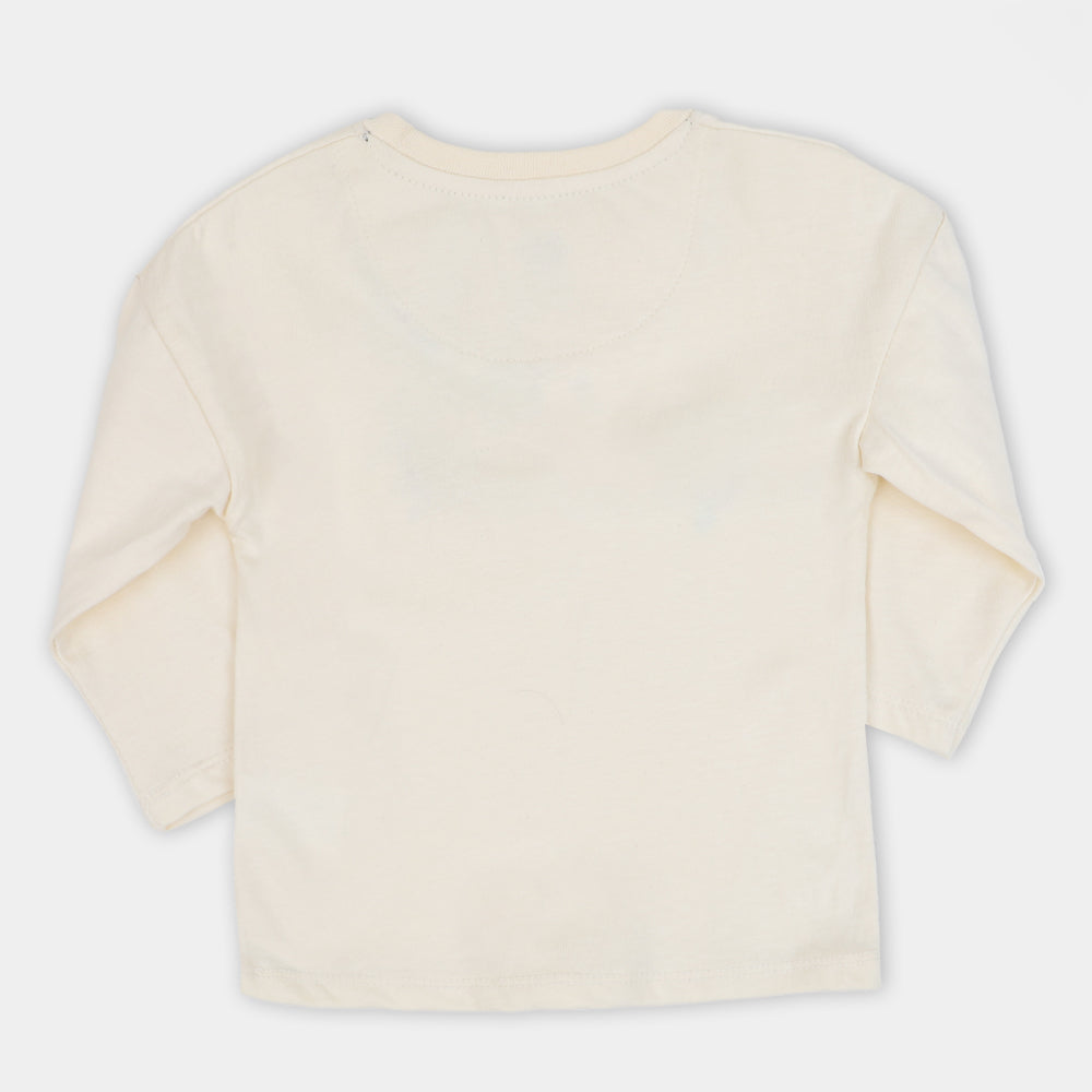 Infant Boys T-Shirt Creative - Light Cream