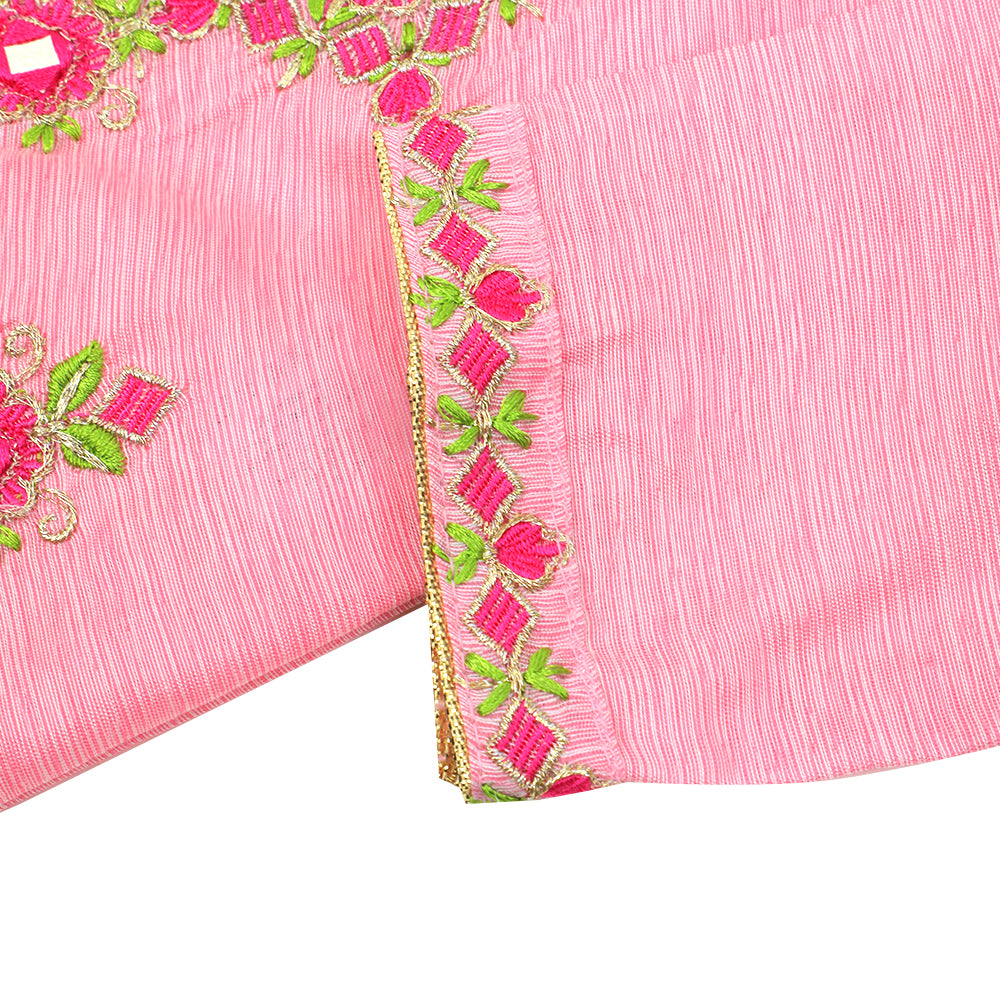 Infant Girls 3 Pcs Fancy Rangoli  - Pink