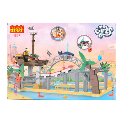 Blocks Roller Coaster Toy For kids - 648Pcs
