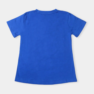 Girls T-Shirt Summer Time E-C - Blue