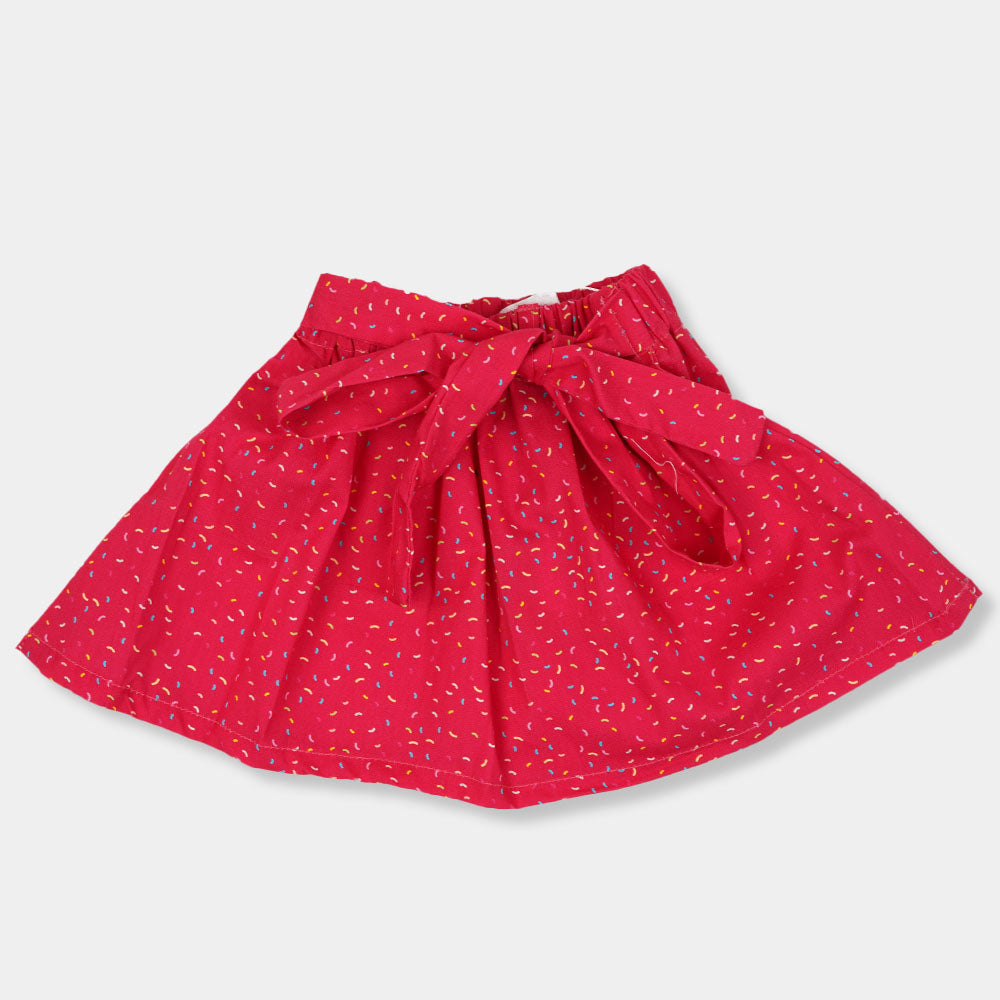 Infant Girls Short Skirt St- Hot Pink