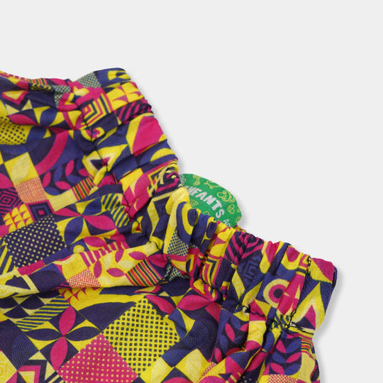 Infant Girls Short Skirt Neon Abstract- Multi