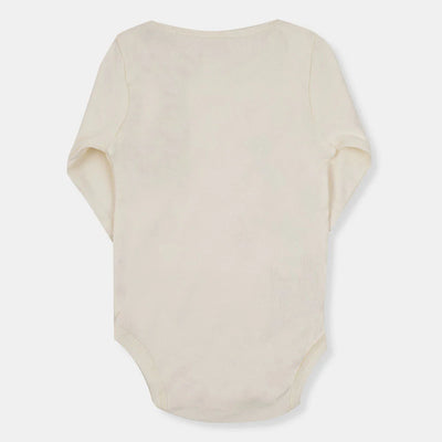 Infant Boys Knitted Romper - Off white