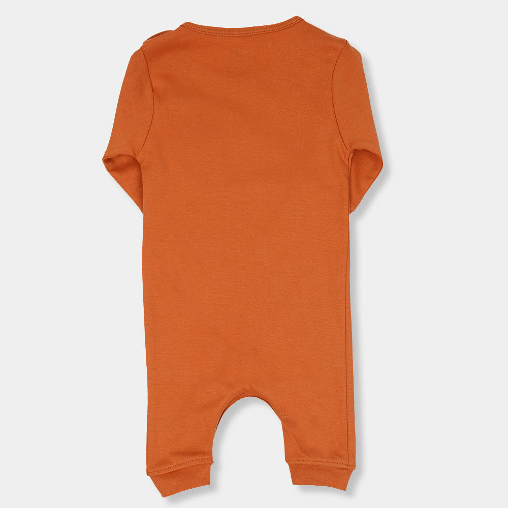 Infant Boys Knitted Romper Explore - Brown