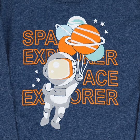 Infant Boys T-Shirt Space -Blue