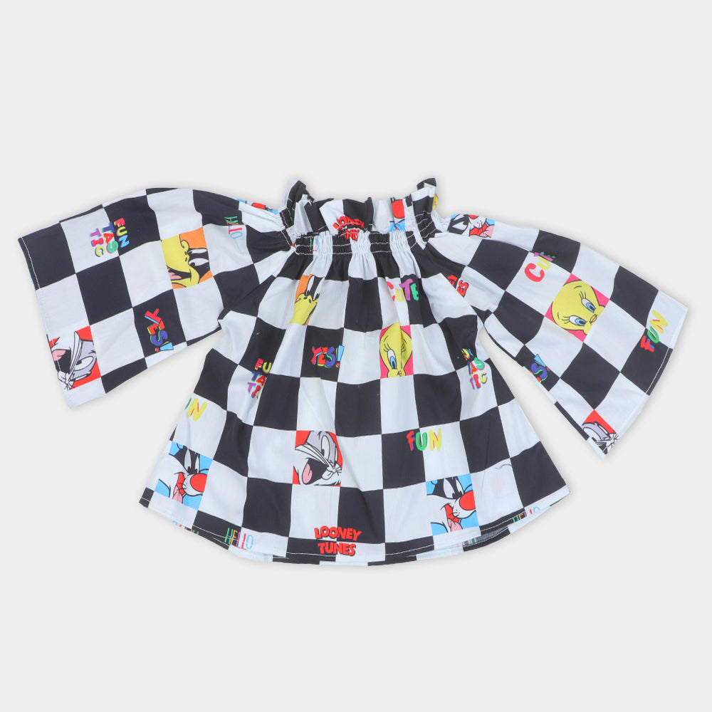 Infant Girls Casual Top Character - Multi