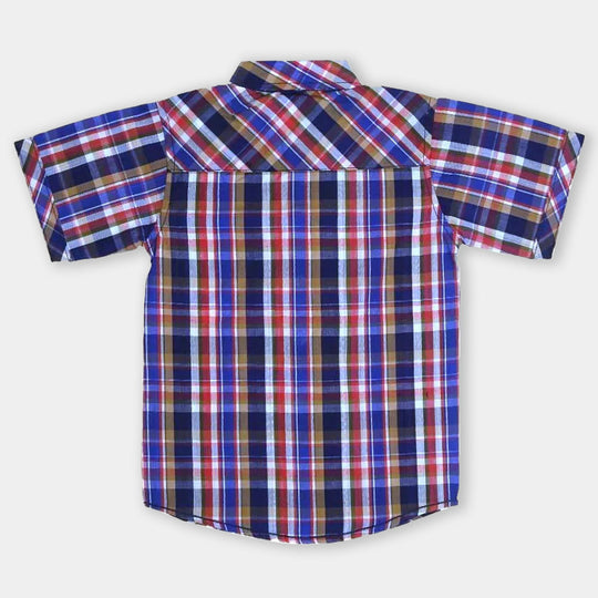 Infant Funny Days Casual Shirt For Boys -  R&B Check