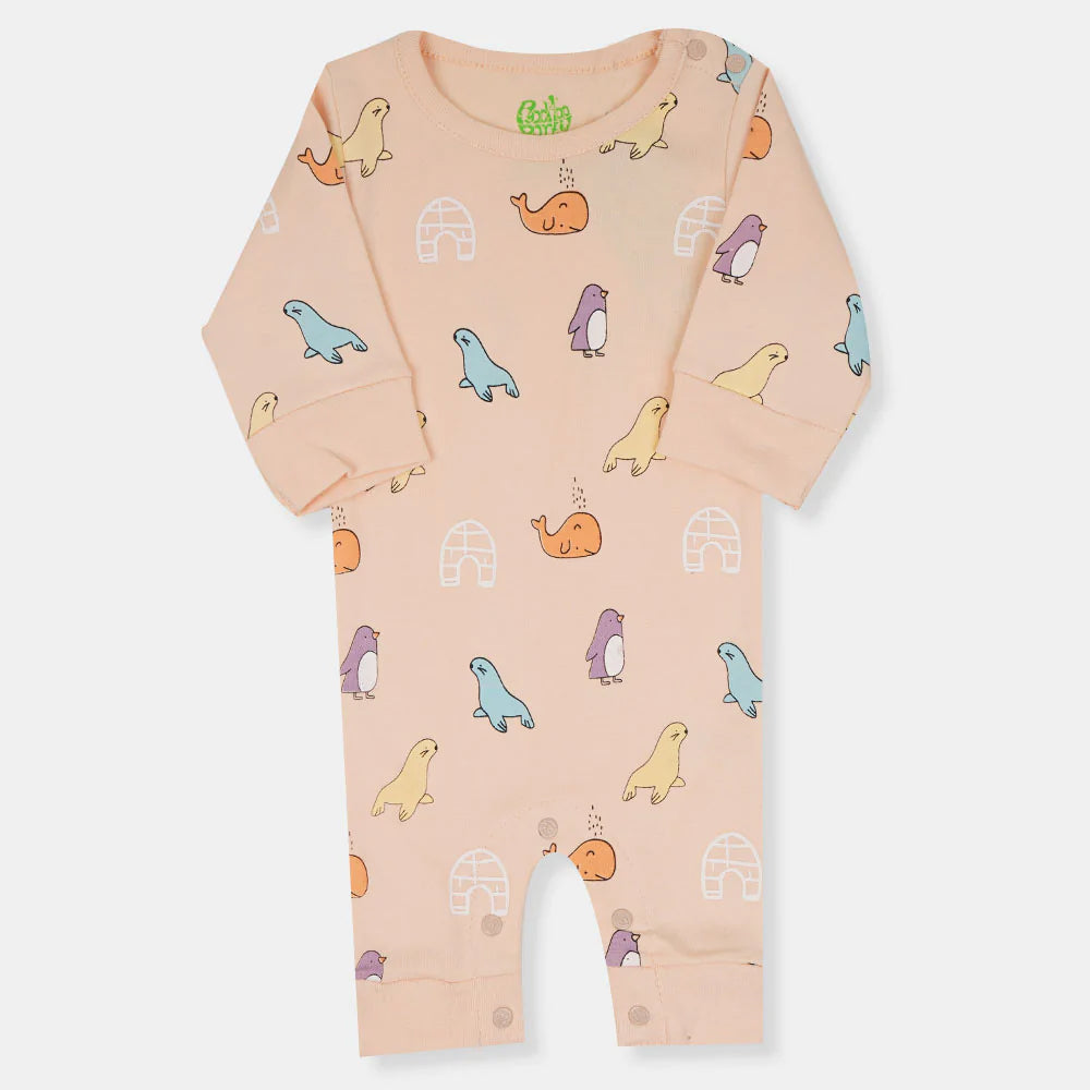 Infant Boys Knitted Romper My Little Universe-Nude
